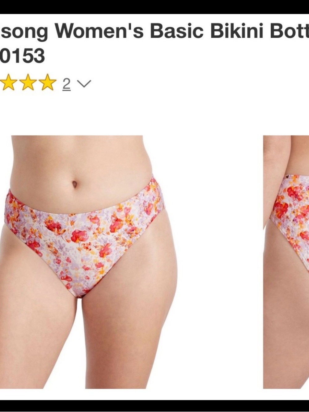 Birdsong charmed romance basic bikini bottom